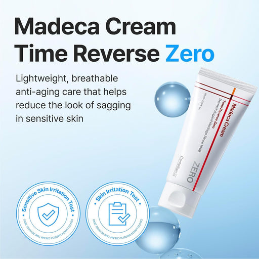 AsiaBeautyMall Centellian24+ Madeca Cream Time Reverse Zero Moisturizer Alice Blue