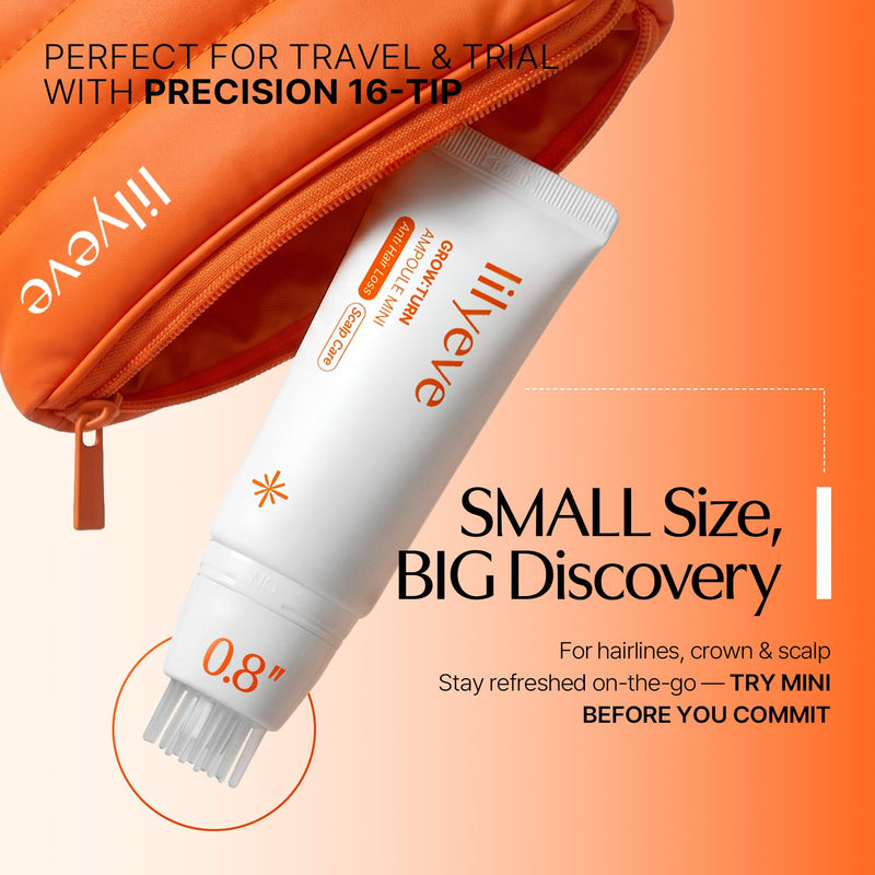 AsiaBeautyMall Lilyeve Grow Turn Exosome Brush Ampoule Hair Loss Treatment Seashell 100mL,30mL