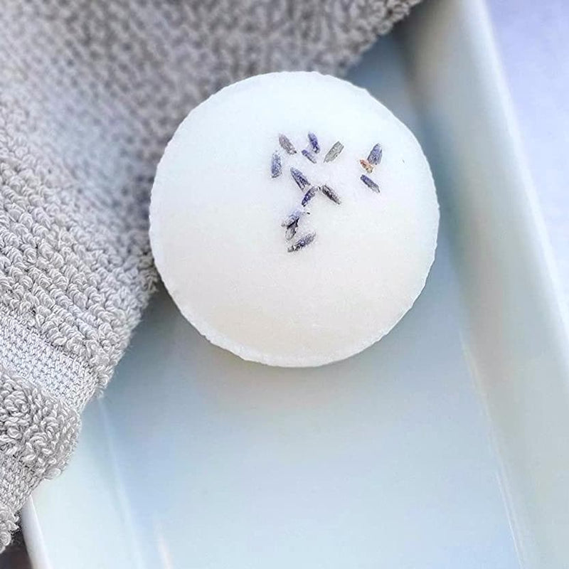 Green + Lovely Solid Shampoo Bar /// Lavender Lemon Light Gray