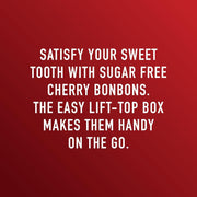 Swiss Imports Swiss Imports Cherry Sugarfree Candy Bonbons - 1.4oz Candy Dark Red