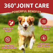 Nature Target Chicken Flavor Glucosamine Chews for Dogs & Cats, 120 Soft Chews Pet Vitamins Supplements Yellow Green