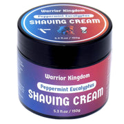 WhollyKaw WhollyKaw Warrior Kingdom Luxury Shaving Cream - Peppermint Eucalyptus Shaving Cream White Smoke