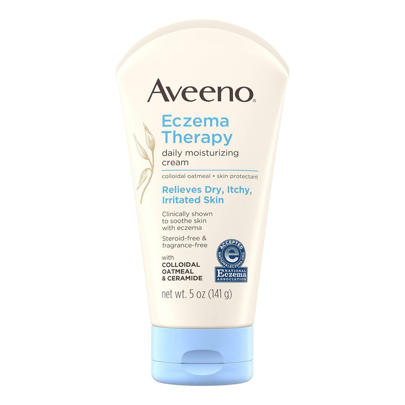 Aveeno Aveeno Eczema Therapy Daily Moisturizing Cream with Oatmeal, 5 oz Moisturizing Cream White Smoke