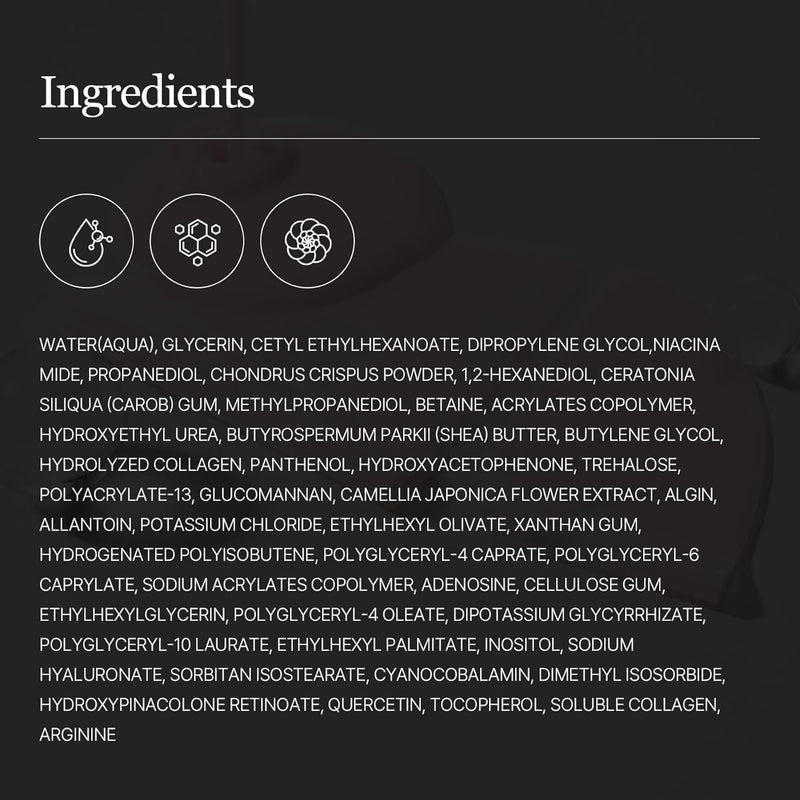 AsiaBeautyMall Round Lab Camellia Deep Collagen Firming Gel Mask Face Mask Dark Slate Gray