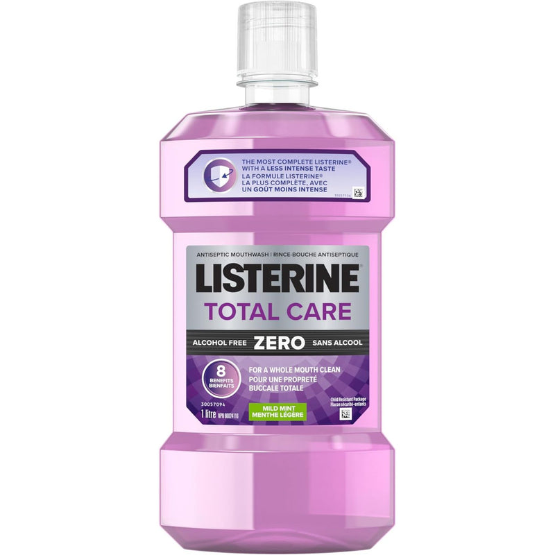 Listerine Listerine Total Care Alcohol Free Extra Mild Mint 500 ml Mouthwash White Smoke