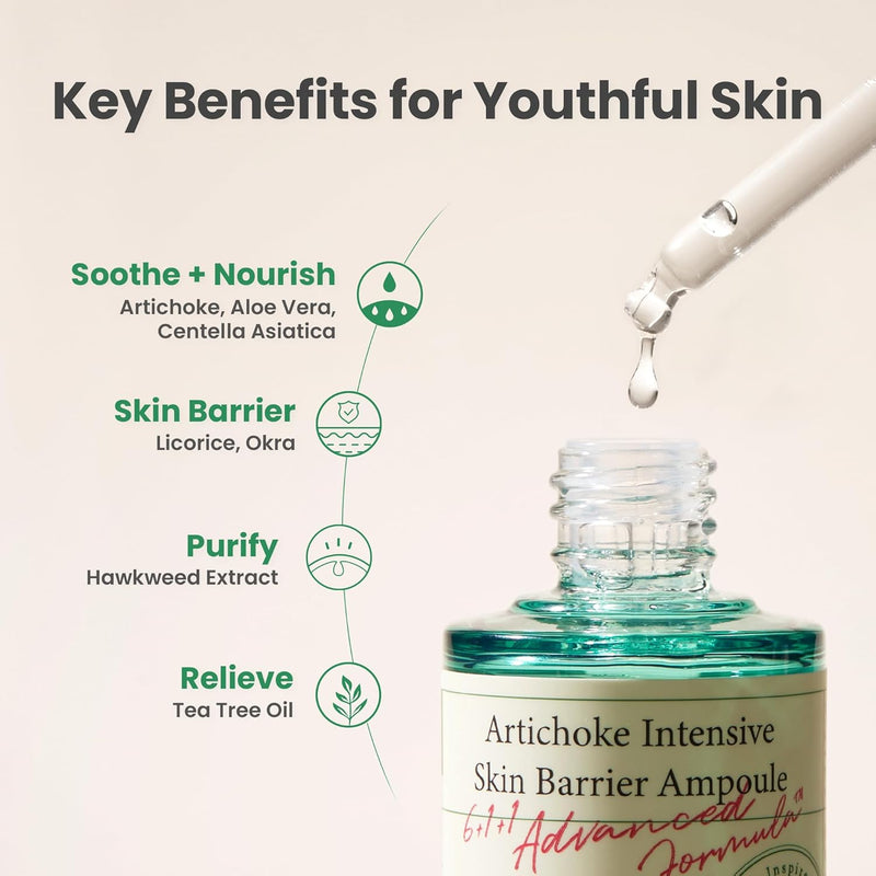 AsiaBeautyMall AXIS-Y Artichoke Intensive Skin Barrier Ampoule Serum Misty Rose