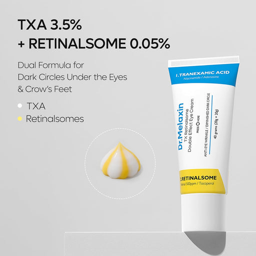 AsiaBeautyMall Dr. Melaxin TX Retinalsome Double Effect Eye Cream Eye Cream Light Gray