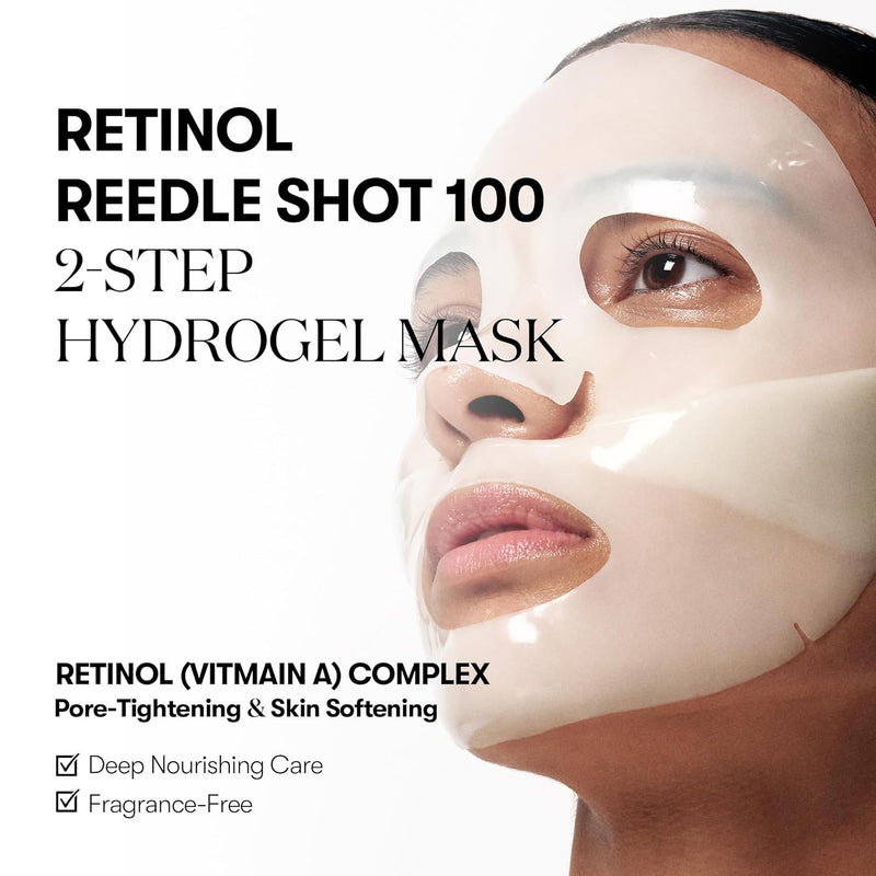 AsiaBeautyMall VT Reti-A Reedle Shot Tightening Hydrogel Mask Face Mask White Smoke