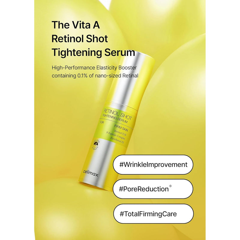 AsiaBeautyMall Celimax Retinol Shot Tightening Serum Serum Dark Khaki