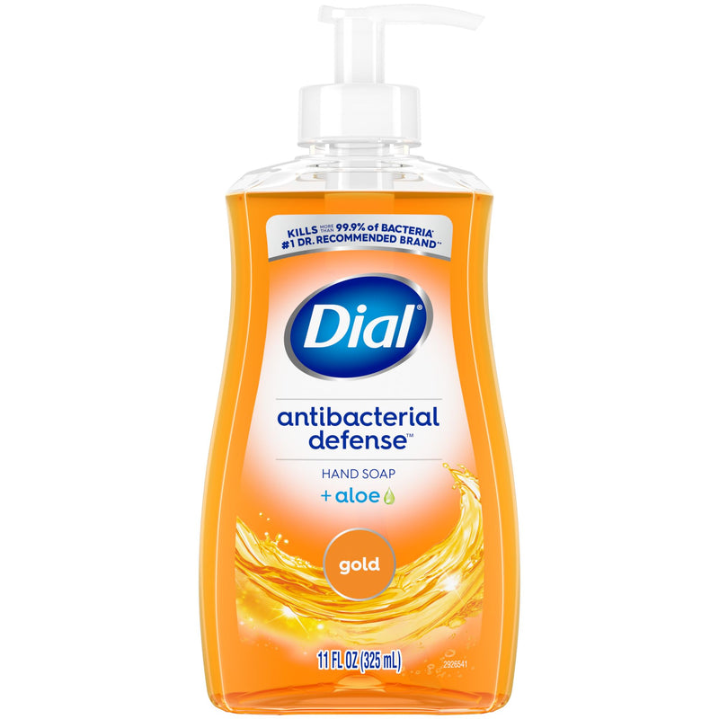 Dial Dial Antibacterial Liquid Hand Soap, Gold, 11 fl oz Pump Bottle Liquid Hand Soap White Smoke