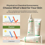 AsiaBeautyMall AXIS-Y Complete No-Stress Physical Sunscreen SPF50+ PA++++ Sunscreen Tan