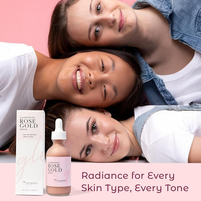 Cosmedica Skincare Illuminating Rose Gold Facial Serum Serum Misty Rose
