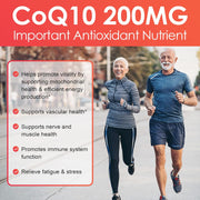 Nature Target CoQ10 + PQQ + Olive Oil, 200mg, 120 Softgels CoQ10 Light Gray