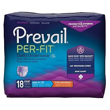 Prevail PREVAIL PER-FIT WMN 4X18 LRG Health Care Dark Cyan
