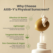 AsiaBeautyMall AXIS-Y Complete No-Stress Physical Sunscreen SPF50+ PA++++ Sunscreen Tan