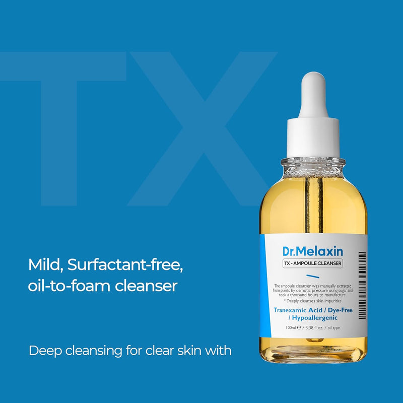 AsiaBeautyMall Dr. Melaxin TX Ampoule Cleanser Face Cleanser Dark Cyan
