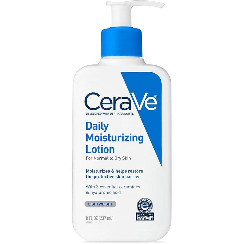 CeraVe CeraVe Daily Moisturizing Lotion for Face and Body, 8 oz Lotion & Moisturizer White Smoke