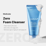 AsiaBeautyMall Medicube Zero Foam Cleanser Face Cleanser Lavender