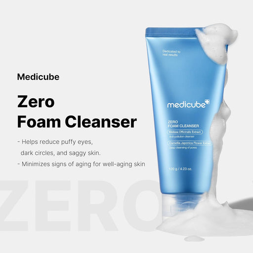 AsiaBeautyMall Medicube Zero Foam Cleanser Face Cleanser Lavender
