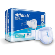 Attends Attends Adult Disposable SmartCool® Briefs, Medium, 32"-44" 22x Health Care White Smoke