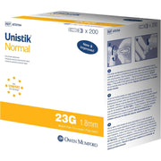 Owen Mumford Unistik 3 Pre-Set Single Use Safety Lancets- 50-pk Safety Lancets White Smoke