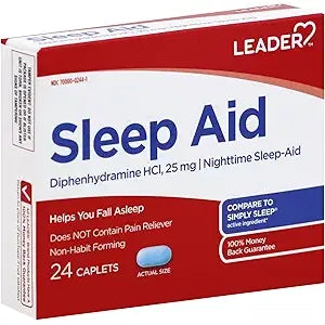 Leader Leader Night Time Sleep  Aid  25Mg Softgels 12 Sleeping Aids White Smoke