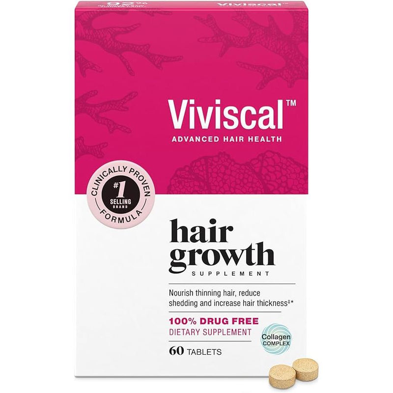 Viviscal Viviscal Professional Strength Hair Growth Supplement 60 Tablets Supplement White Smoke