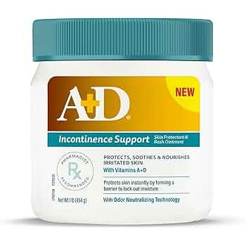 A+D A+D Incontinence Support Skin Protectant & Rash Ointment, 16 oz Lotion & Moisturizer White Smoke