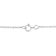 Bids.com .925 Sterling Silver Prong-Set Diamond Accent Starfish 18" Pendant Necklace (I-J Color, I1-I2 Clarity) Necklaces White Smoke White.Sterling Silver / 18