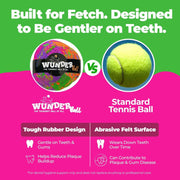 WACKYstore WUNDERball - Best Fetch Toy Deep Pink (XL) Over 80 lbs. / Swirl,(XL) Over 80 lbs. / Orange,(XL) Over 80 lbs. / Green,(XL) Over 80 lbs. / Pink,(XL) Over 80 lbs. / Purple,(LARGE) up to 80 lbs. / Swirl,(LARGE) up to 80 lbs. / Orange,(LARGE) up to 80 lbs. / Green,(LARGE) up to 80 lbs. / Pink,(LAR
