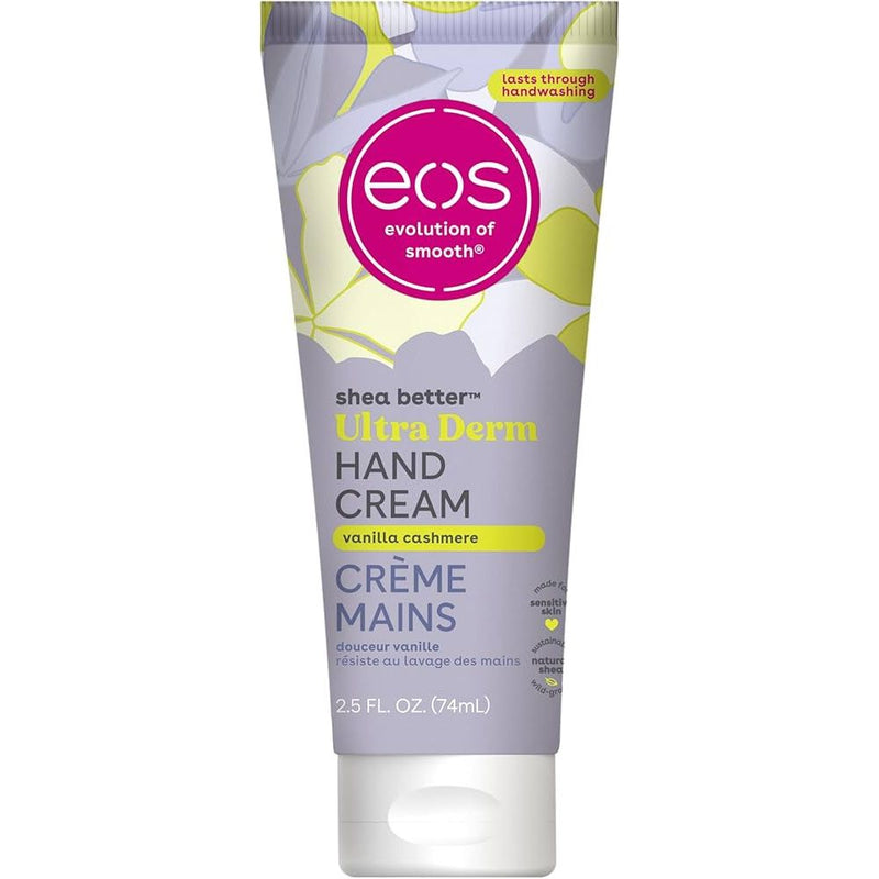 eos eos Shea Better Vanilla Cashmere Ultra Derm Hand Cream, 2.5 Fl Oz Hand Cream White Smoke