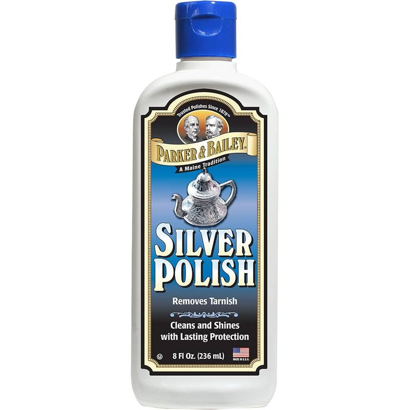 Parker & Bailey Parker & Bailey Silver Polish Gently Cleans Polishes and Protects White Formula 8 oz Health & Beauty White Smoke