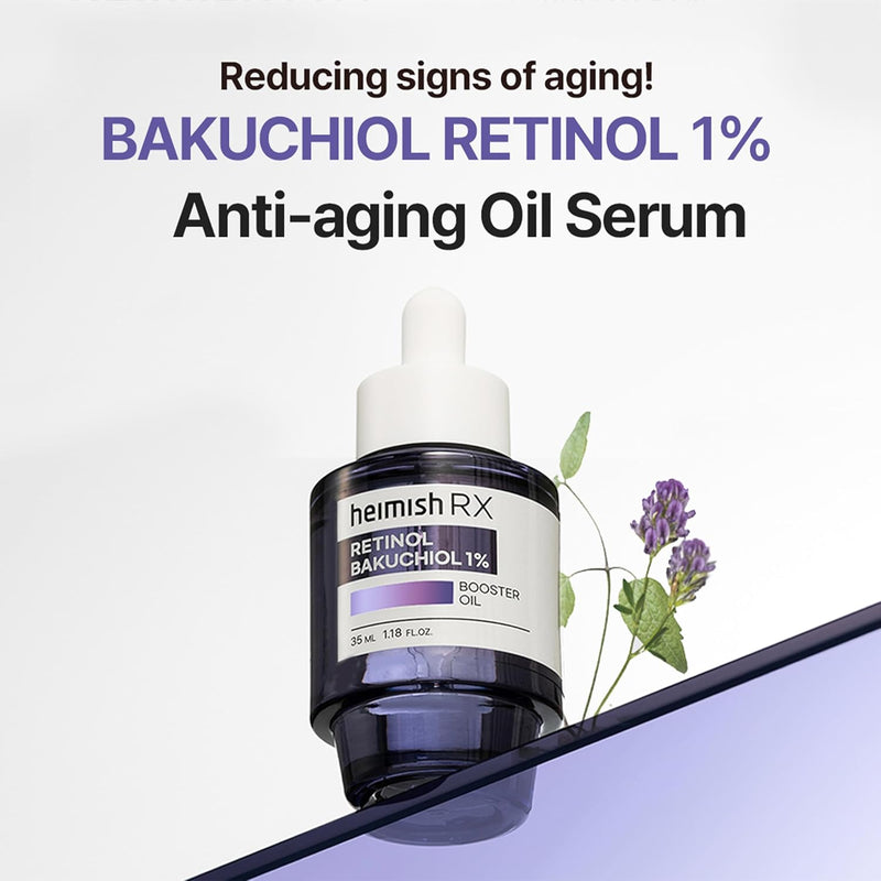AsiaBeautyMall Heimish RX Retinol Bakuchiol 1% Booster Oil Serum White Smoke