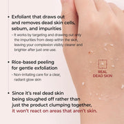 AsiaBeautyMall Dr. Melaxin Peel Shot Exfoliant Rice Ampoule Face Cleanser Misty Rose