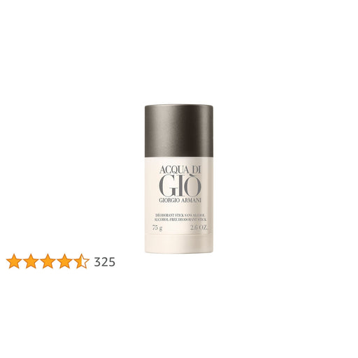 giorgio armani Acqua DI GIO Deodorant Stick for Men 2.6oz Alcohol Free by Giorgio Armani Deodorant White Smoke