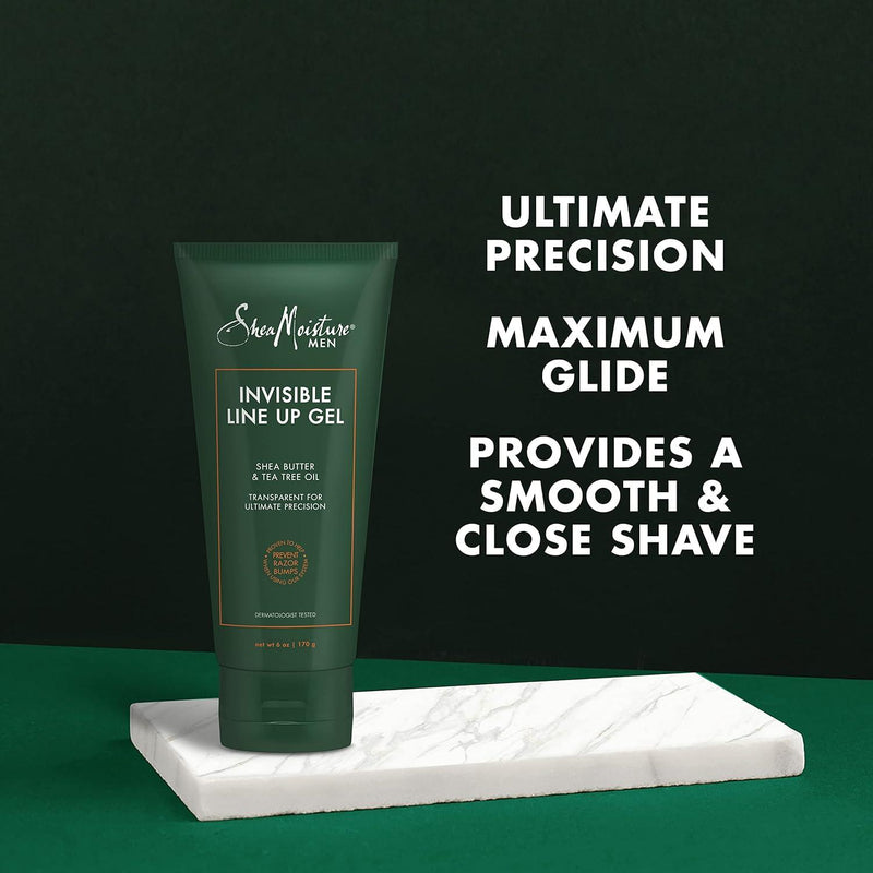 SheaMoisture Shea Moisture Men Invisible Line Up Gel 6 Oz Hair Styling Gel Black