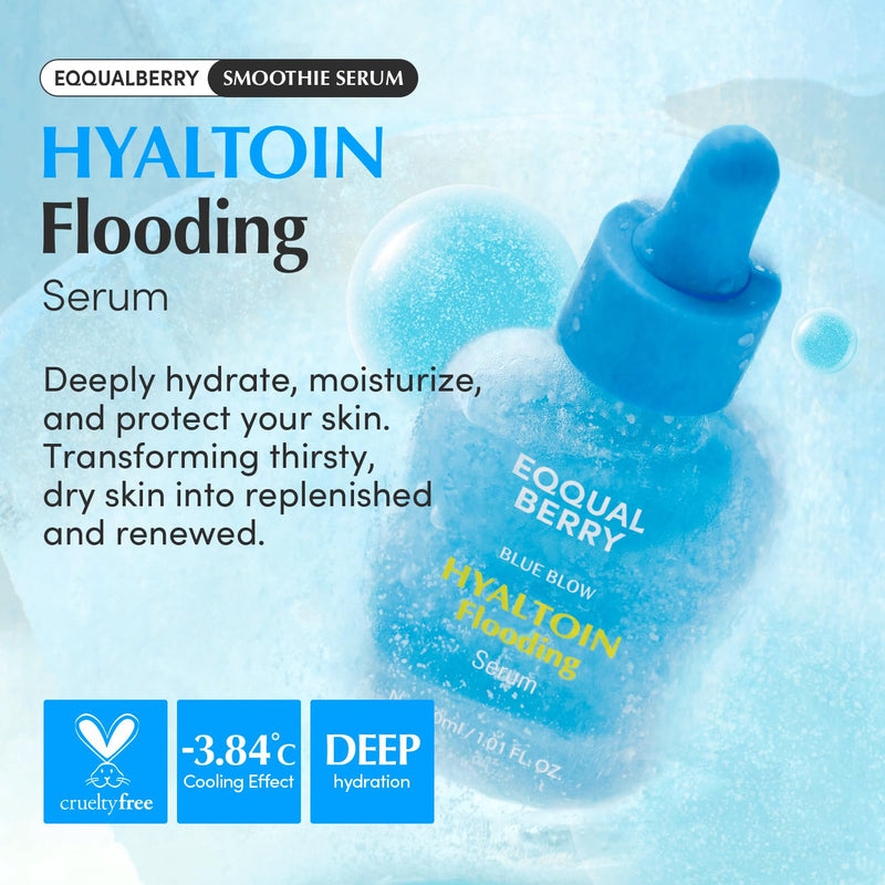AsiaBeautyMall EQQUALBERRY Hyaltoin Flooding Serum Serum Light Cyan