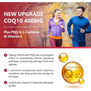 Nature Target CoQ10 + PQQ + L-Carnitine, 400mg, 120 Softgels CoQ10 White Smoke