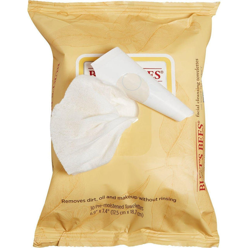 Burt's Bees Burt's Bees Facial Cleansing Towelettes With White Tea Extract 2pk Facial Cleansing Towelettes Tan