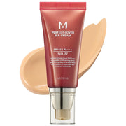 AsiaBeautyMall Missha M Perfect Cover BB Cream #27 Honey Beige Foundation White Smoke
