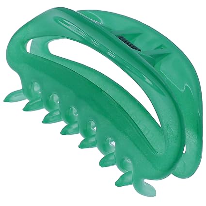 Camila Paris Camila Paris CP3079 Premium Small Green Hair Clip Hair Accessories White Smoke