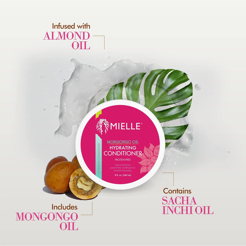 Mielle Organics Mielle Mongongo Hydrating Conditioner 8 oz Hydrating Conditioner Light Gray