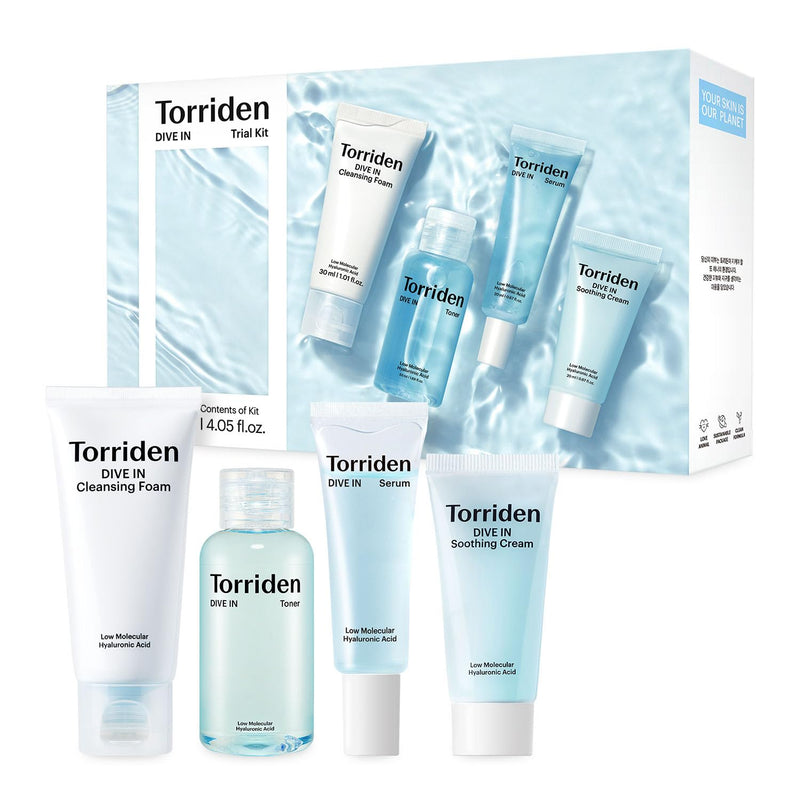 AsiaBeautyMall Torriden Dive In Trial Kit Moisturizer White Smoke