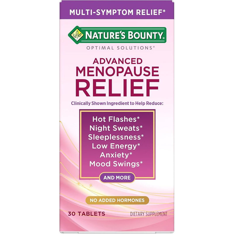 Nature's Bounty Natures Menopause Relief tb 30 Vitamins & Supplements Lavender Blush