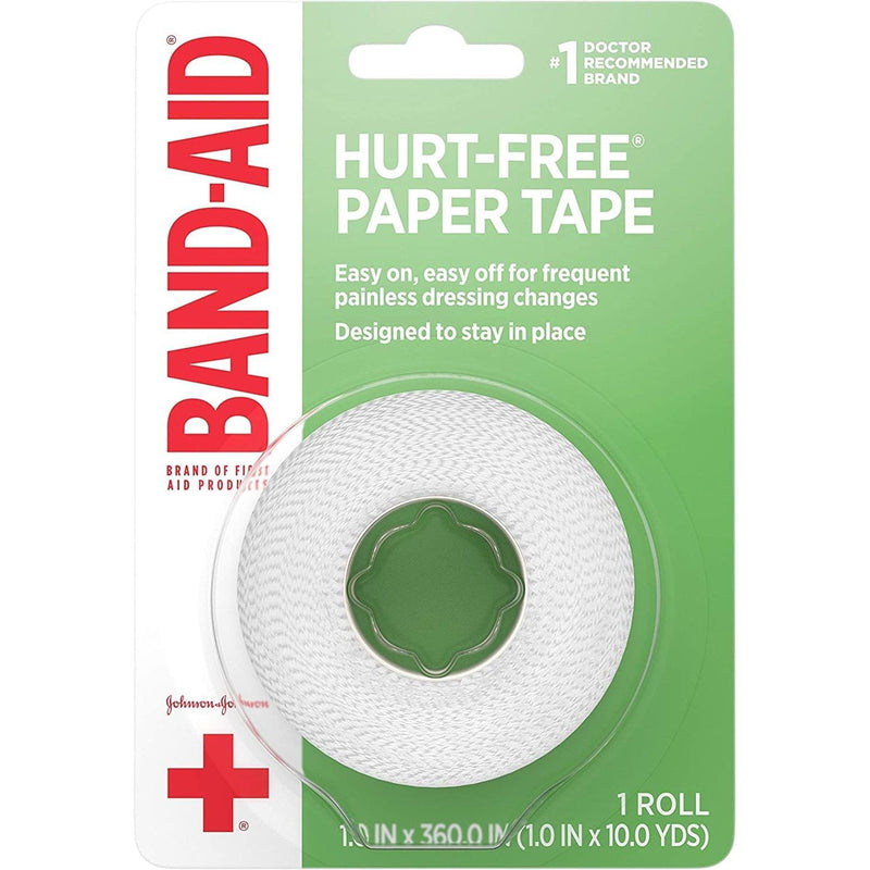 Johnson & Johnson Leader(Tm) Paper Tape With Dispenser 1In x 10 Yds 1Ct(Compare to Band Aid) Printer & Copier Paper Lavender