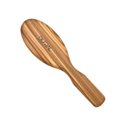 Dural Dural Olive wood hair brush with rubber cushion, steel pins with ball tips Hair Brush Dark Khaki