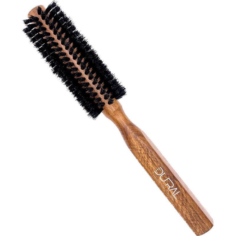 Dural Dural Hair Brush 12 Rows Wood Pure Wild Boar Bristles Hair Brush Sienna