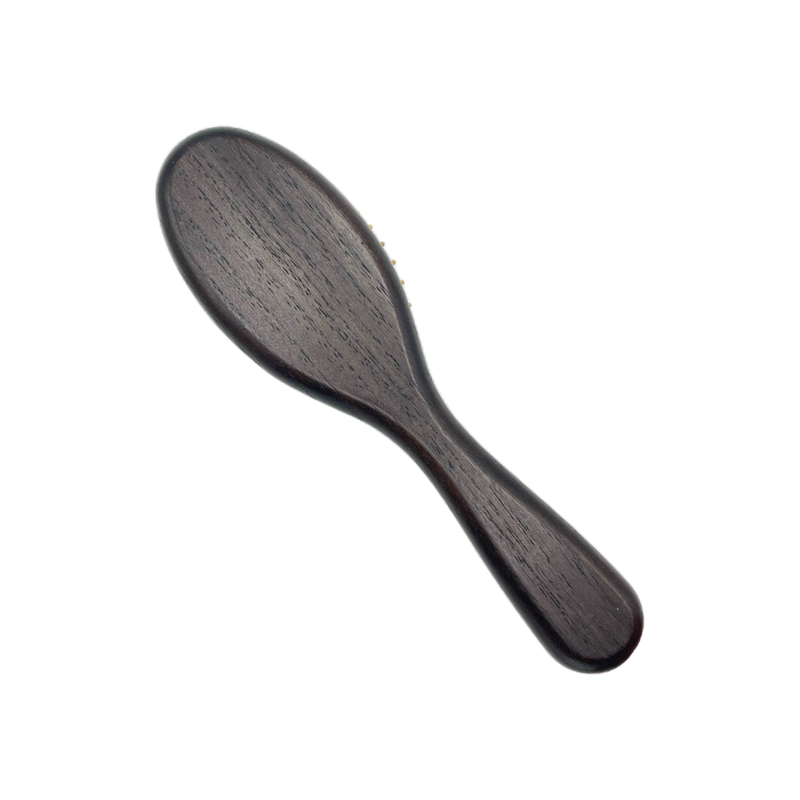 Dural Dural ash wood, rubber cushion Hair Brush with wooden pins Hair Brush Dim Gray