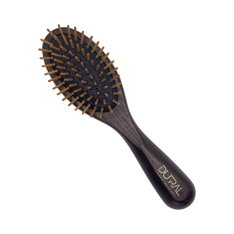 Dural Dural ash wood, rubber cushion Hair Brush with wooden pins Hair Brush Dark Slate Gray