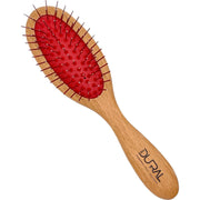 Dural Dural Hair Brush Beech Wood Oiled Steel pins without ball tips Hair Brush Dark Salmon